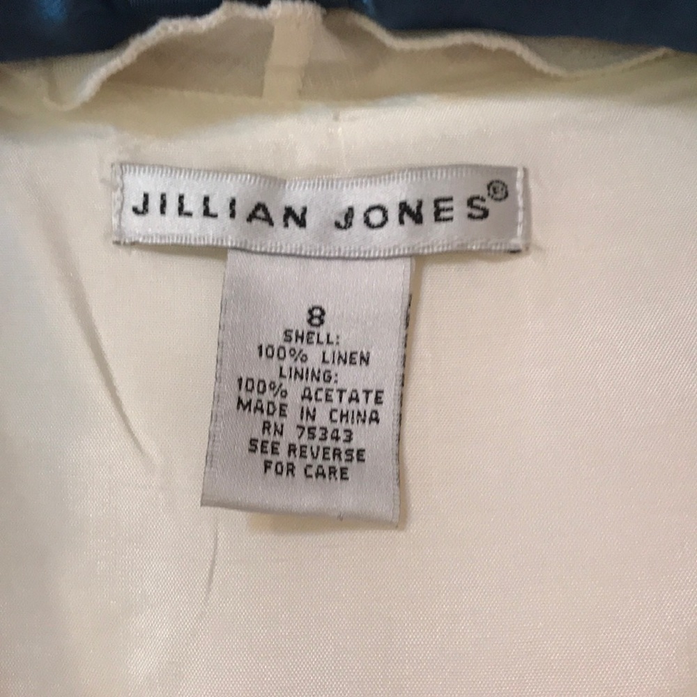White linen dress
